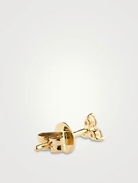 14K Gold Diamond Trio Stud Earring