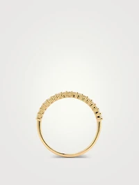 14K Gold Baguette Diamond Ring