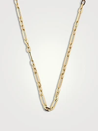 Mini 14K Gold Mixed Chain Necklace