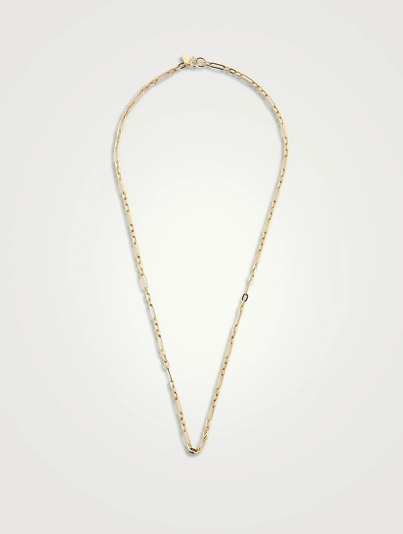 Mini 14K Gold Mixed Chain Necklace