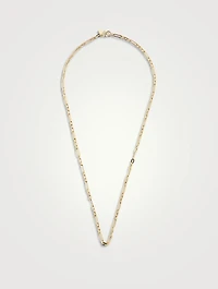 Mini 14K Gold Mixed Chain Necklace