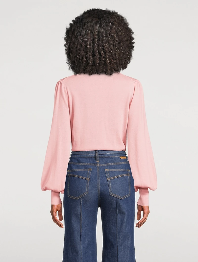 Pussybow Wool Sweater