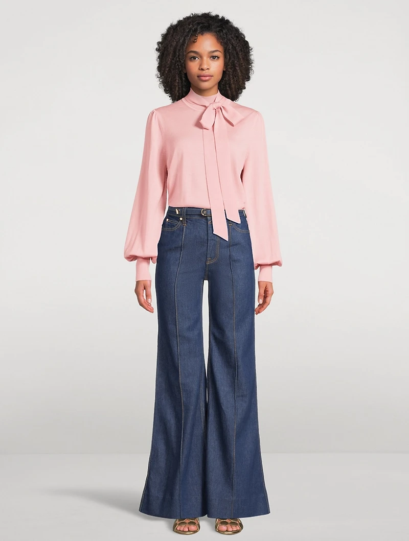 Pussybow Wool Sweater