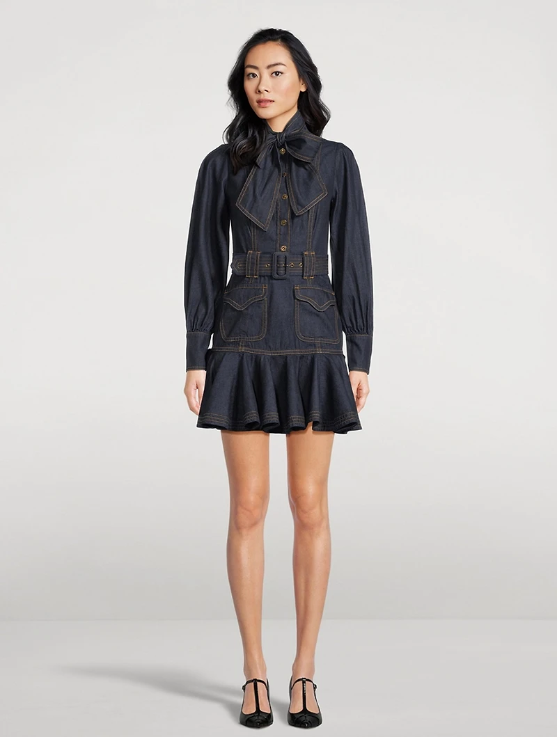 Flip Denim Mini Dress