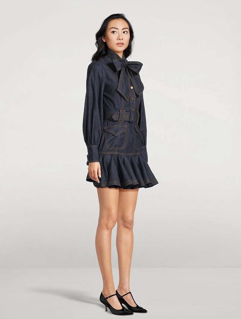 Flip Denim Mini Dress