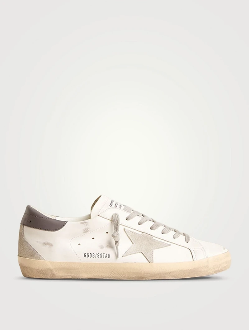 Super-Star Leather Sneakers With Suede Star
