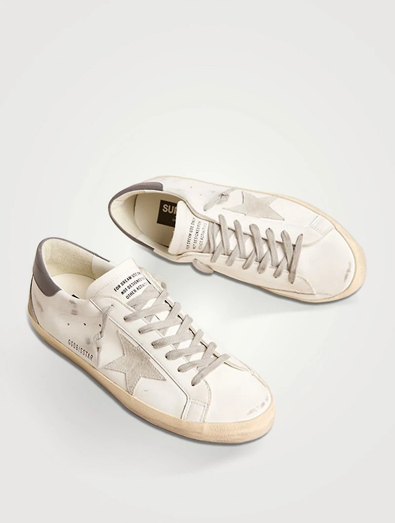 Super-Star Leather Sneakers With Suede Star