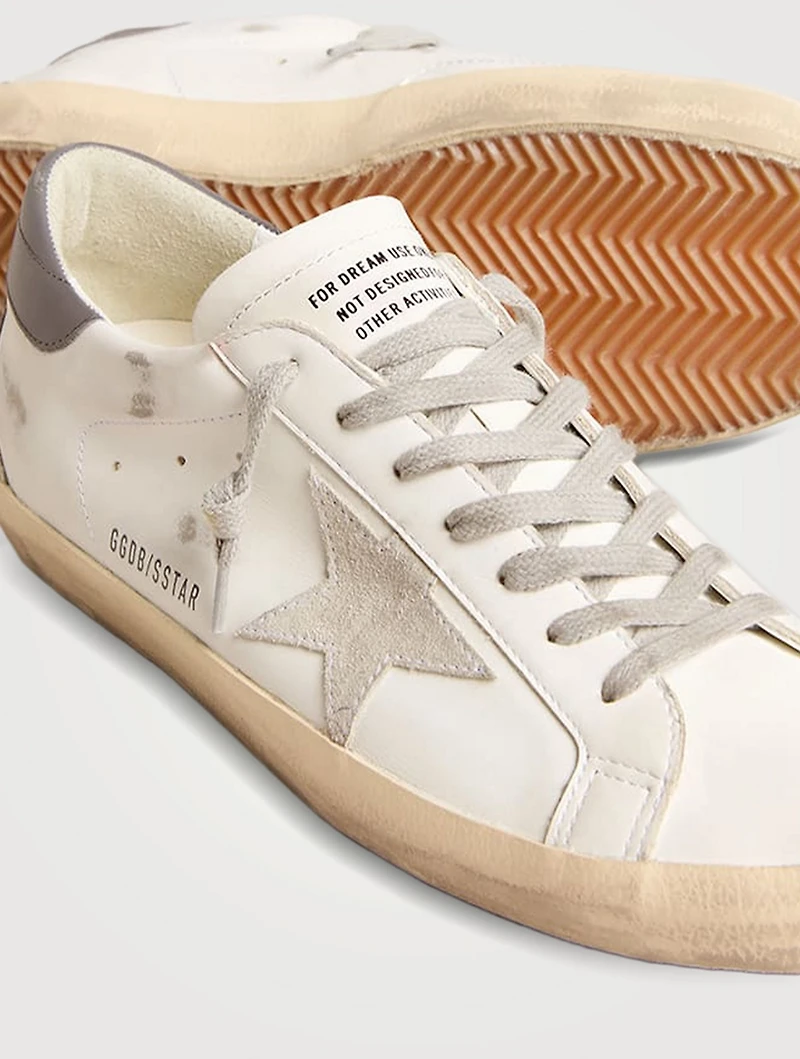 Super-Star Leather Sneakers With Suede Star