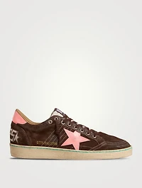 Ball Star Suede Sneakers With Patent