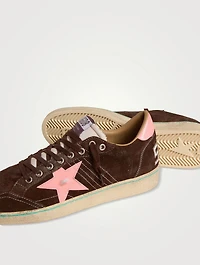 Ball Star Suede Sneakers With Patent