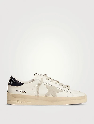 Stardan Leather Sneakers With Suede Star
