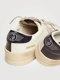 Stardan Leather Sneakers With Suede Star