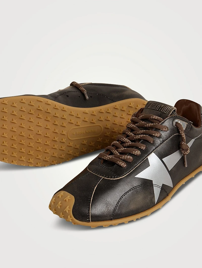 Marathon Speed Leather Sneakers