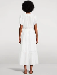 Gabrielle Cotton Voile Midi Dress