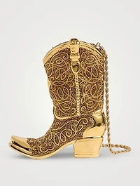 Cowboy Boot Austin Crystal Clutch