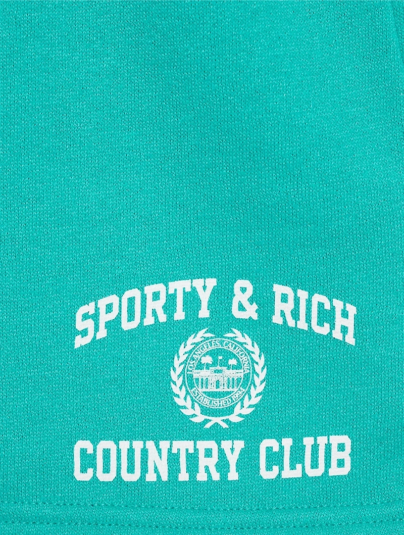 Varsity Crest Disco Shorts