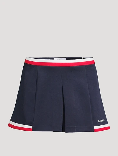 Mila Serif Logo Mini Skirt