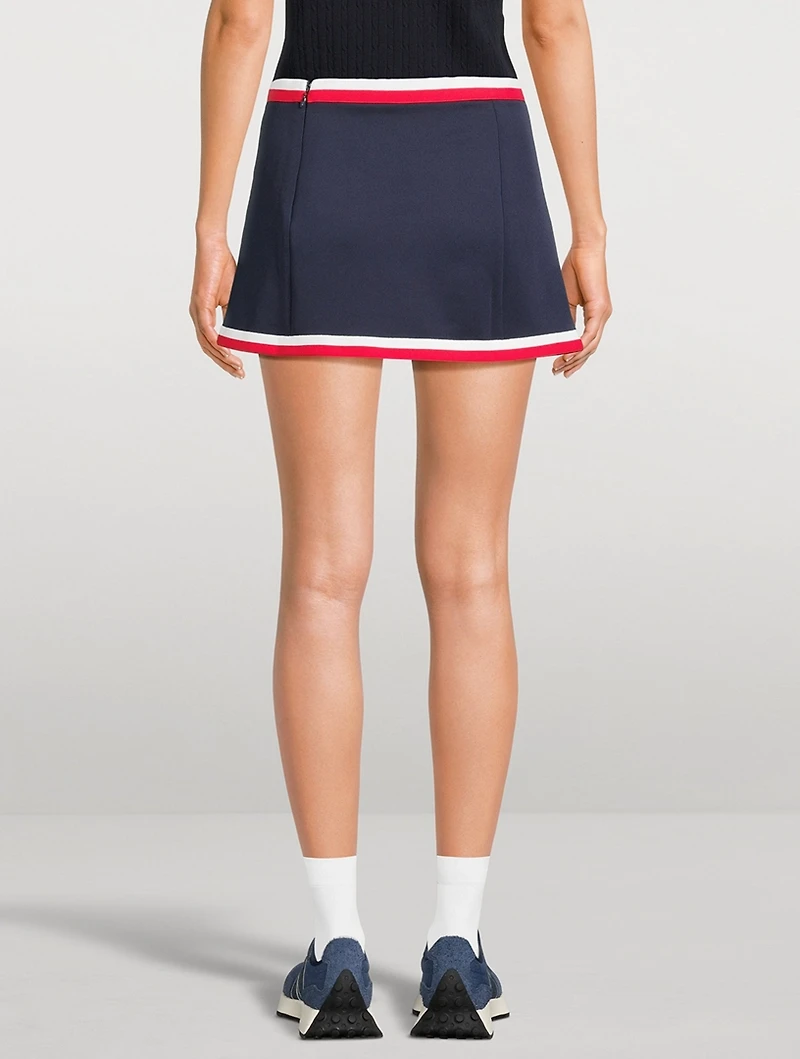 Mila Serif Logo Mini Skirt
