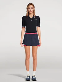 Mila Serif Logo Mini Skirt