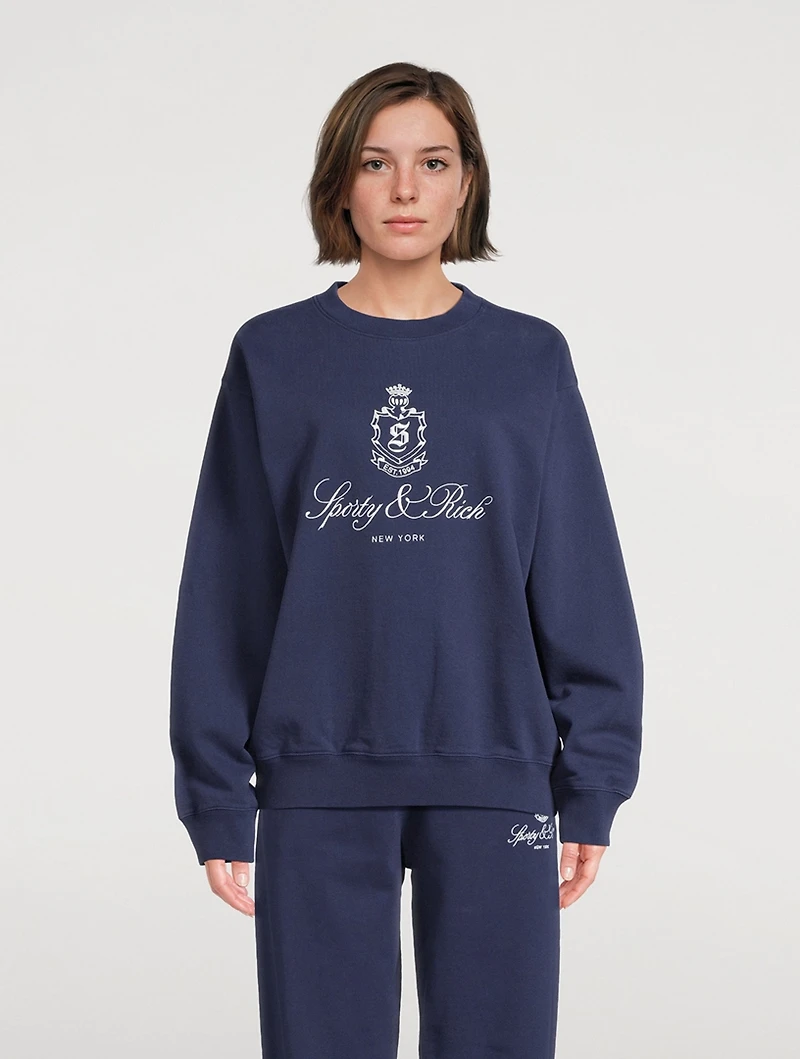 Vendome Embroidered Sweatshirt