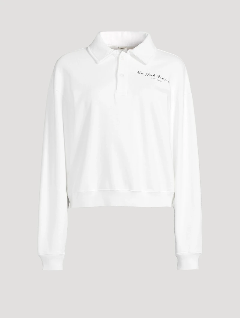 NY Health Club Polo Sweatshirt