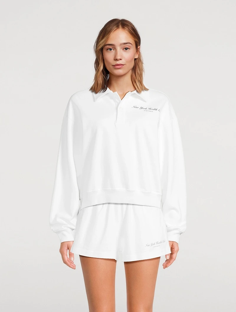 NY Health Club Polo Sweatshirt