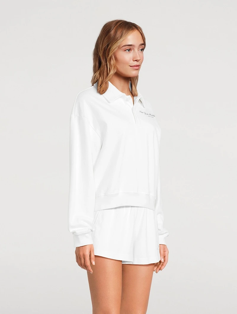 NY Health Club Polo Sweatshirt