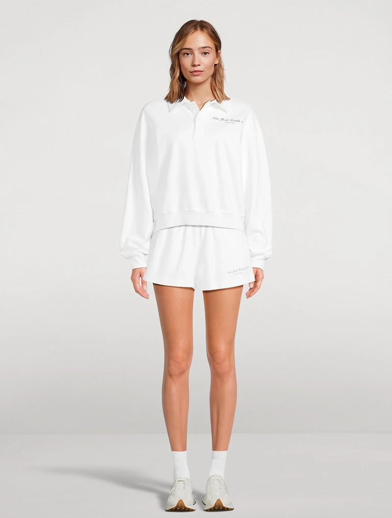 NY Health Club Polo Sweatshirt