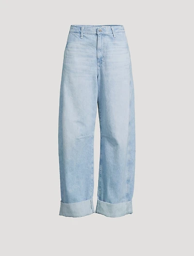 Mercer Barrel-Leg Jeans