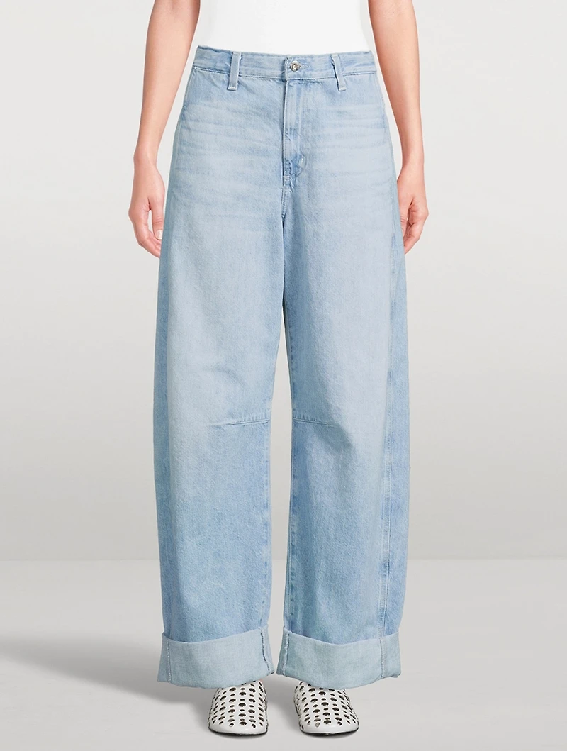 Mercer Barrel-Leg Jeans