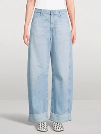 Mercer Barrel-Leg Jeans