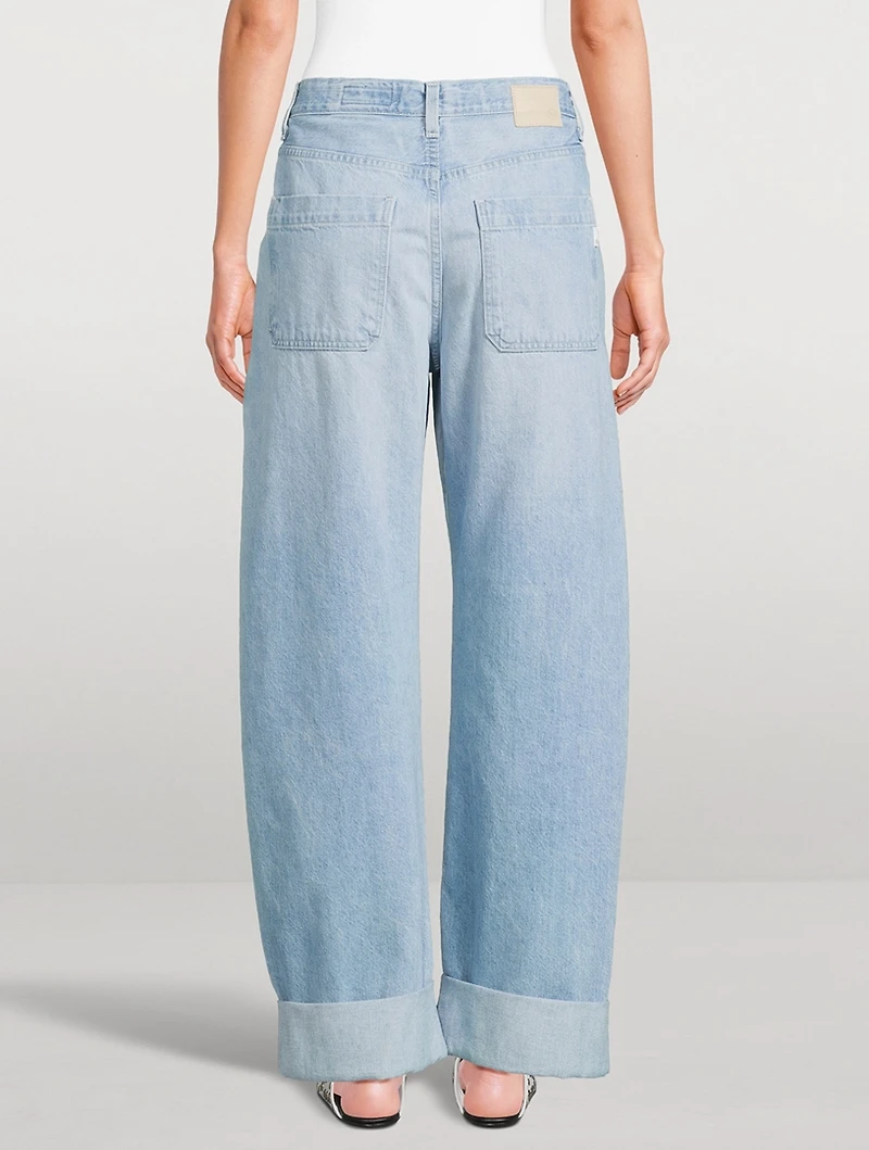 Mercer Barrel-Leg Jeans