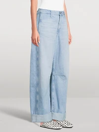 Mercer Barrel-Leg Jeans
