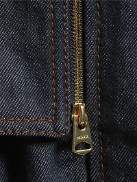 India Denim Trench Coat