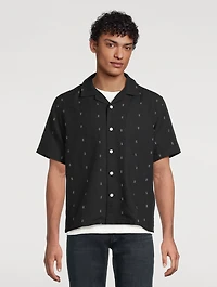 Avery Embroidered Camp Shirt