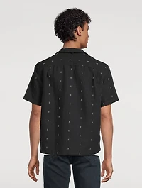 Avery Embroidered Camp Shirt