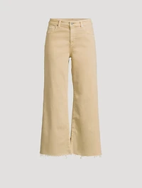 Saige Wide-Leg Crop Jeans