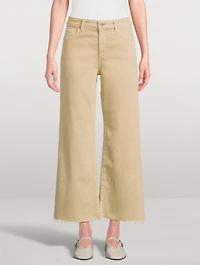 Saige Wide-Leg Crop Jeans