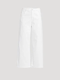 Saige Wide-Leg Crop Jeans