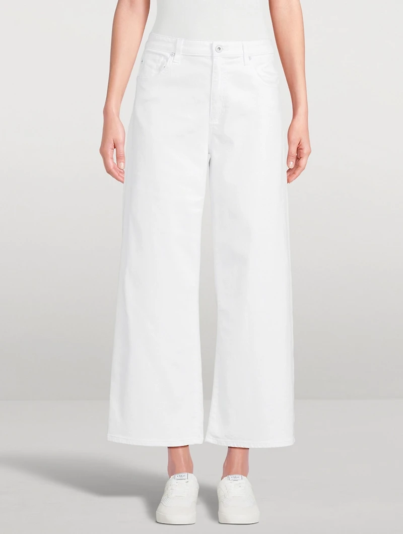 Saige Wide-Leg Crop Jeans