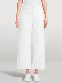 Saige Wide-Leg Crop Jeans