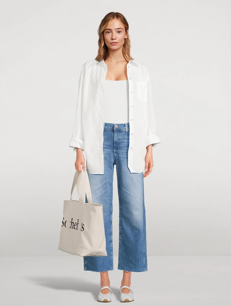 Saige Wide-Leg Crop Jeans