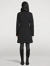 Lyris Shearling-Trimmed Down Coat