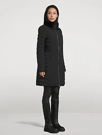 Lyris Shearling-Trimmed Down Coat
