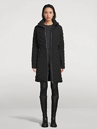 Lyris Shearling-Trimmed Down Coat