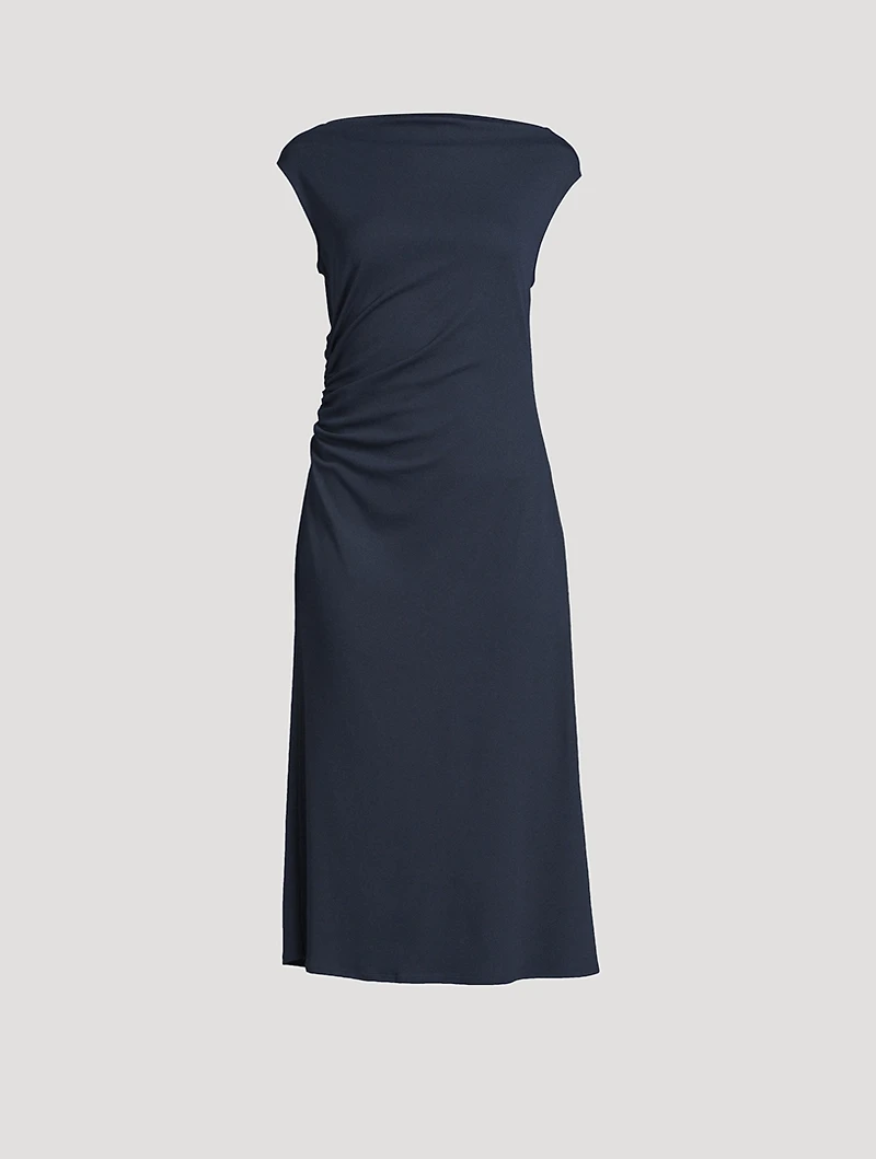 Ruched Midi Dress