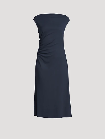 Ruched Midi Dress