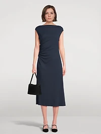 Ruched Midi Dress