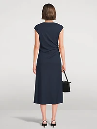 Ruched Midi Dress