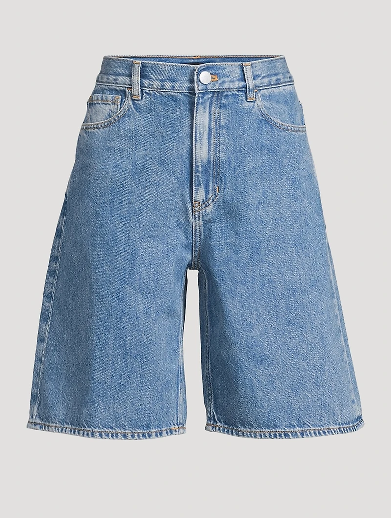 Denim Bermuda Shorts